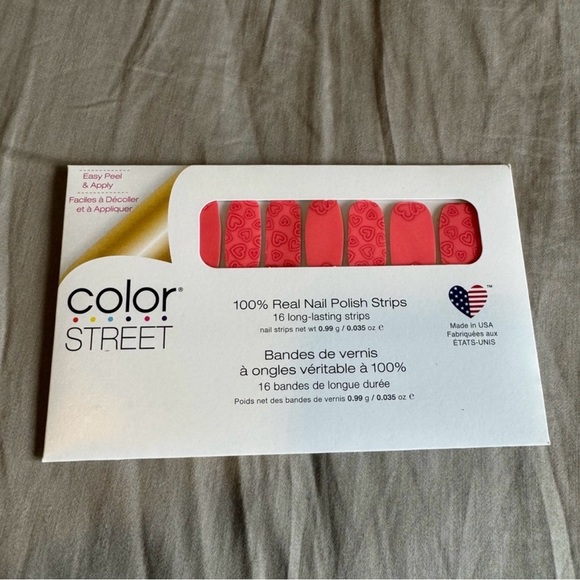 *Retired* Color Street: Heartthrob | Valentine’s Day Coral Pink Heart Love - Picture 3 of 13